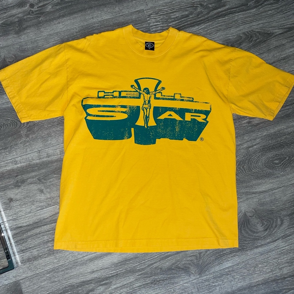 Hellstar gold emblem T-shirt